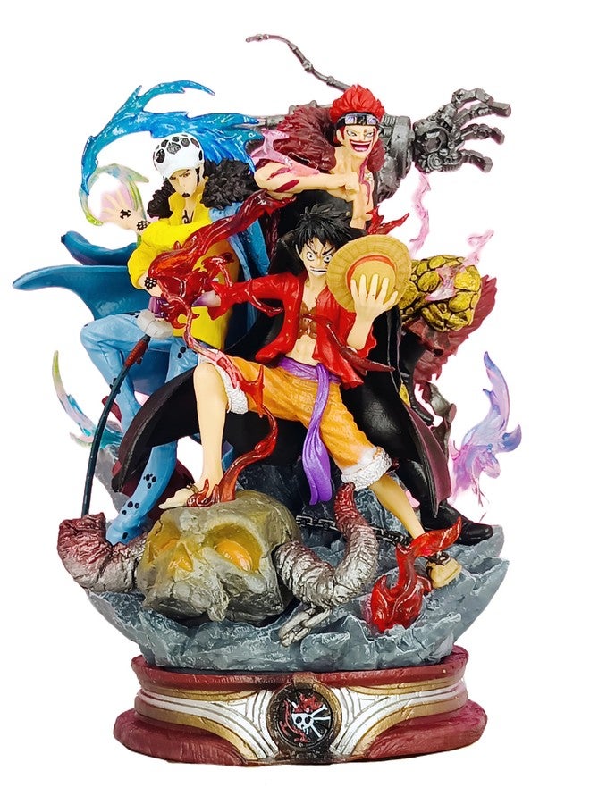 Trunkin One Piece Model Monkey d Luffy Trafalgar Water Law Eustass Kid Action Figure PVC Character Large Statue Decoration 20cm - Image 1